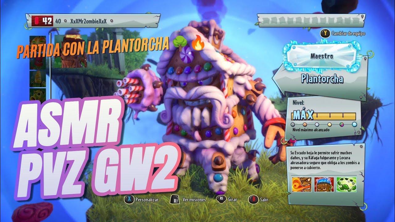 ASMR PvZ Garden Warfare 2 | Plantorcha de Jengibre con Susurros 🍪🔥