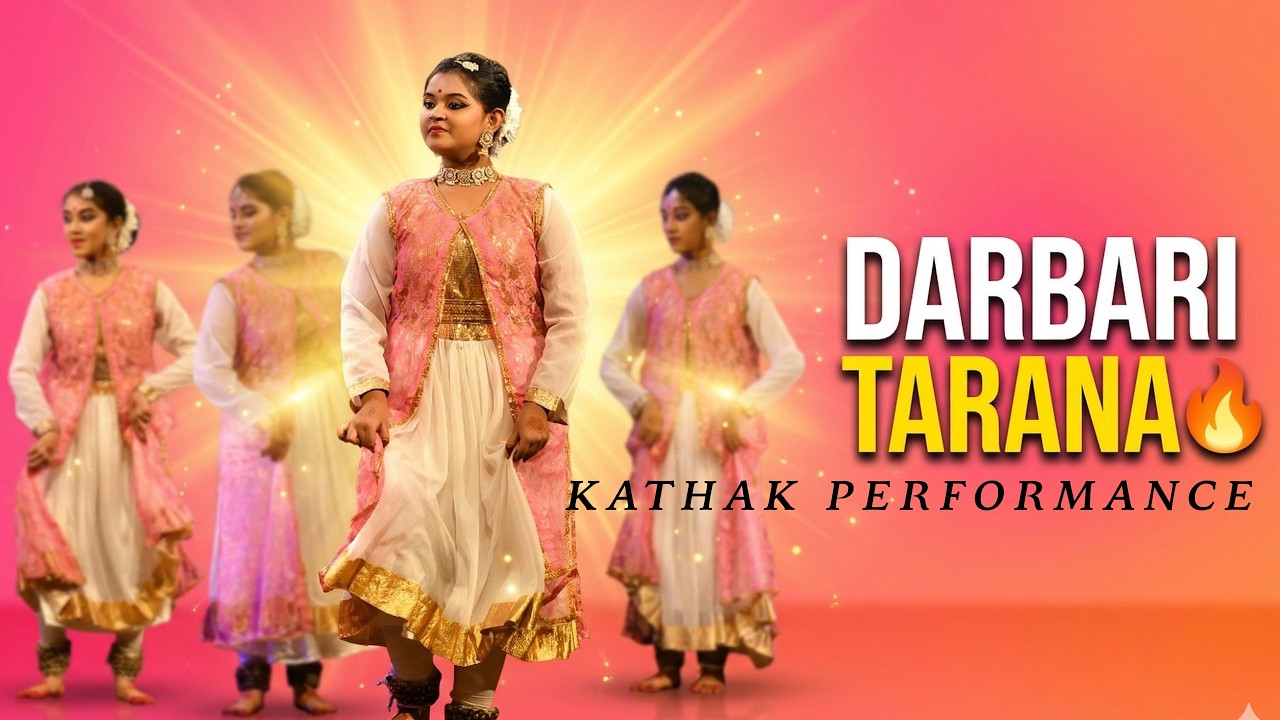 Darbari Tarana | Kathak Dance Performance | Indian Classical Dance | Rhythmic Official