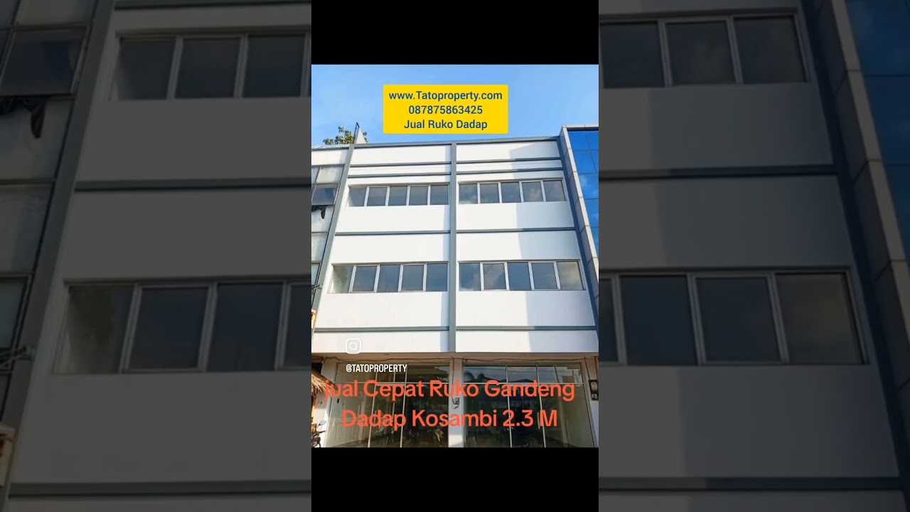 Dijual Ruko Kosambi Dadap Jl. Perancis Tangerang 2.3M