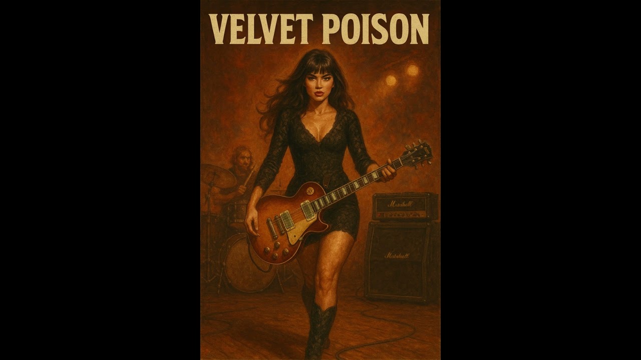 Velvet Poison - AI-Generated Blues Rock, Southern Rock, Glam Rock & Hard Rock Song