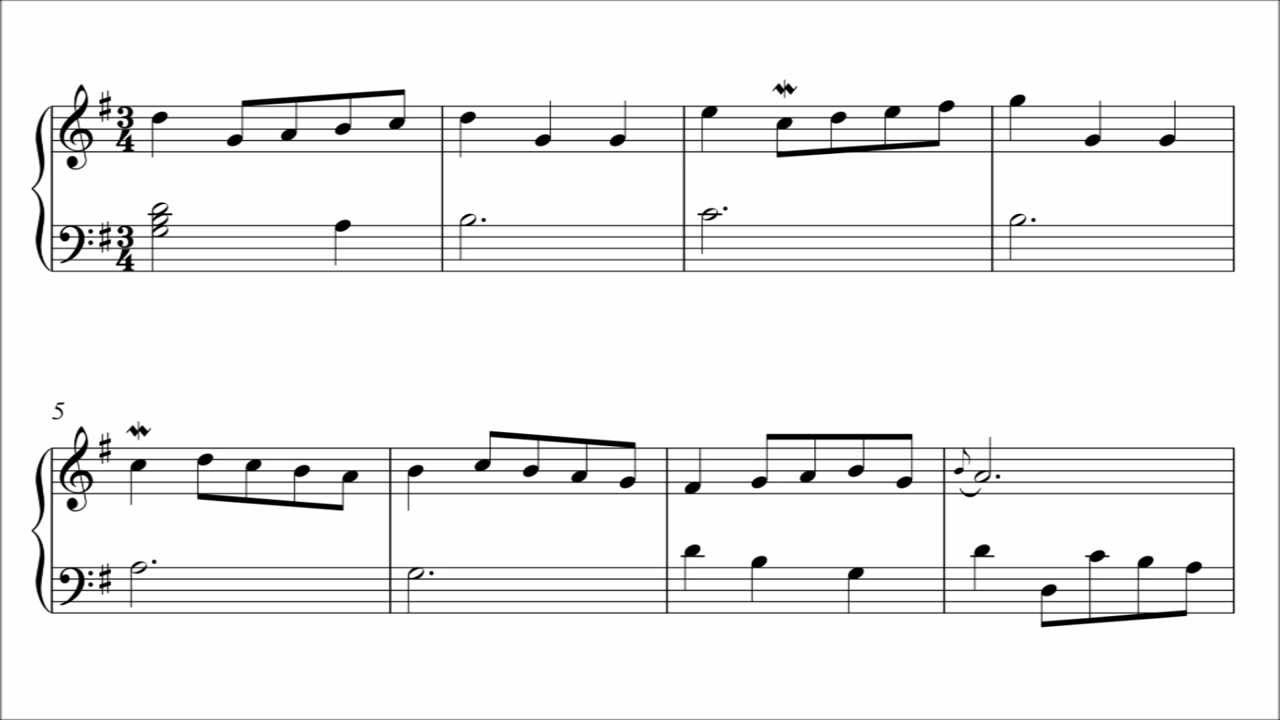Bach: Minuet in G Major, BWV Anh. 114 (Urtext Edition)