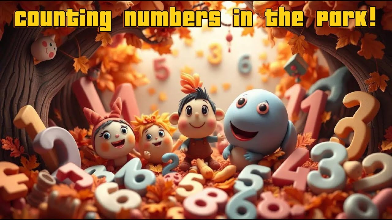 🌳🔢🎶 Counting Numbers in the Park! – Fun Outdoor Counting Song for Kids | Smily Miley Chily 💛✨
