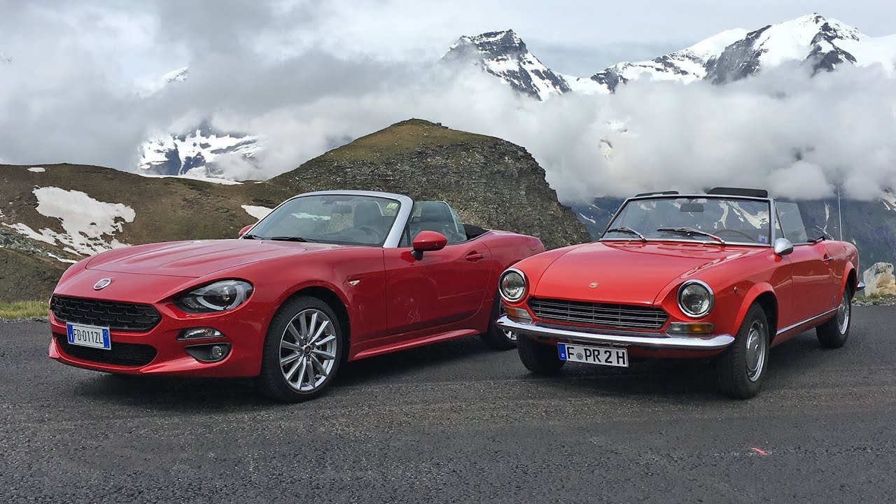 Fiat 124 Spider 1966 vs. Fiat Spider 2016 im Test - Fahrbericht & review alt und neu