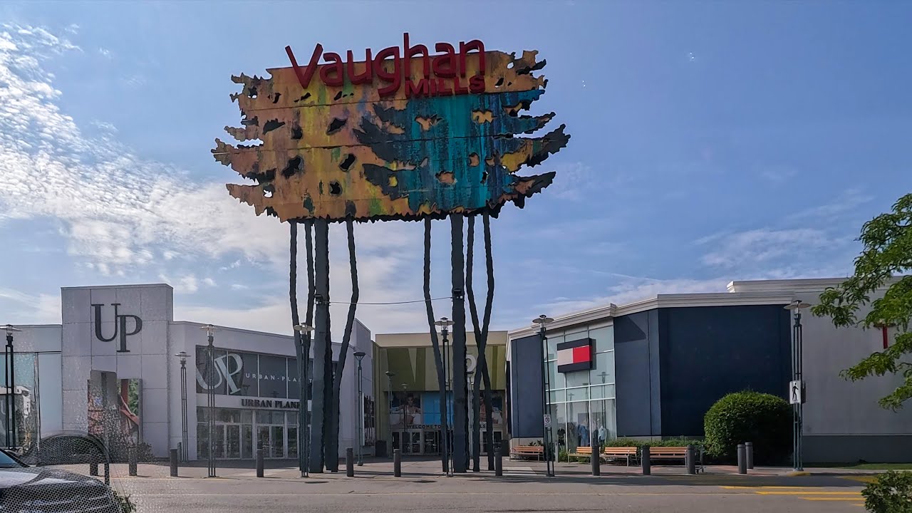 Vaughan Mills Mills Outlet Mall 4K Drive from North York | Classical & Jazz Music