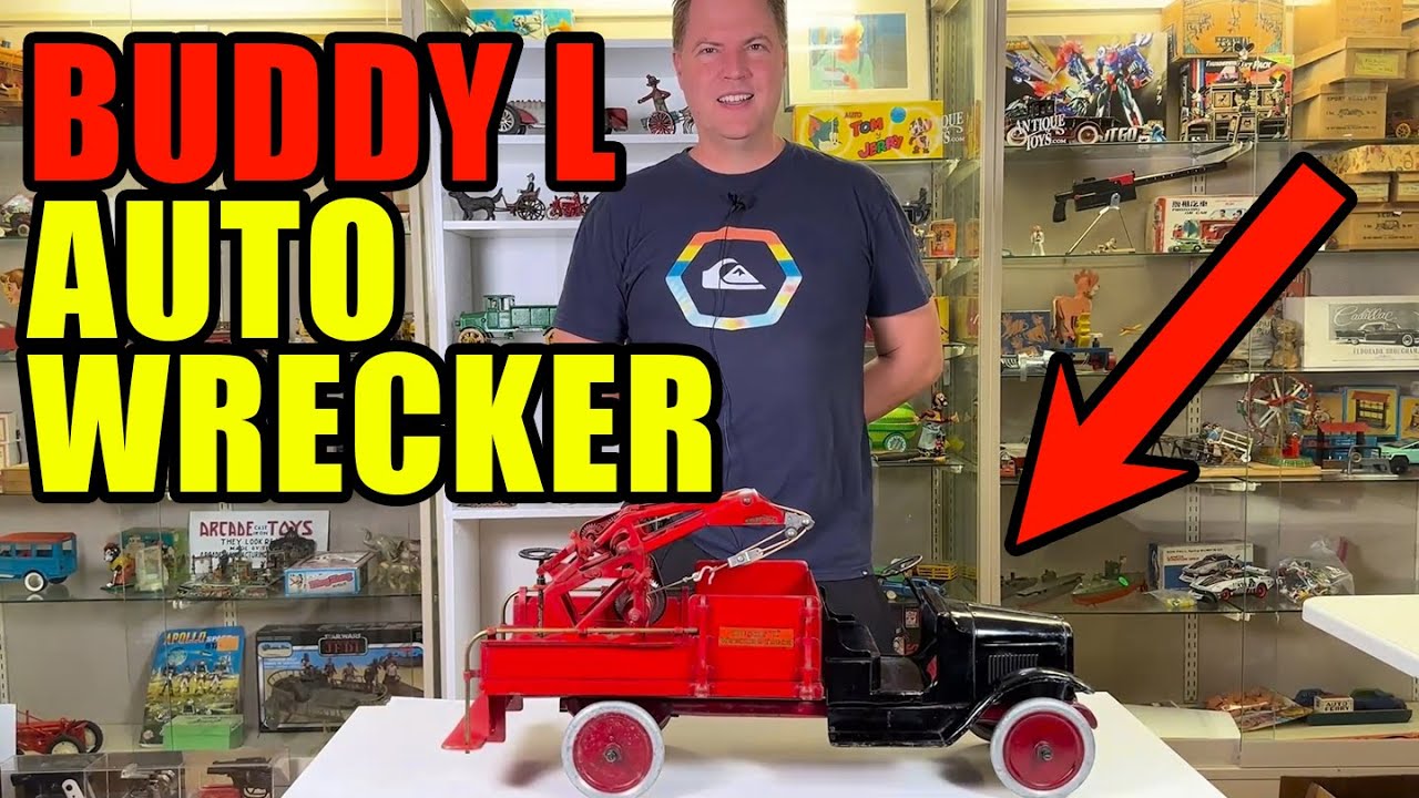 Buddy L Pressed Steel Auto Wrecker Review Antique Toys