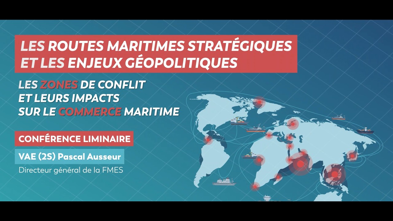 ⏮️Replay 2 « Quand la géopolitique s’invite dans le commerce maritime mondial » Zones de conflit
