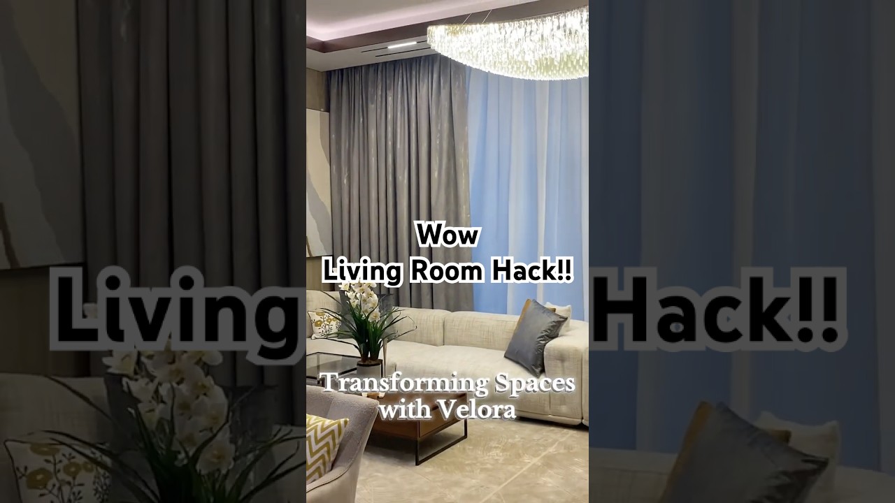DUBAI LUXURY HOME HACK: Dual-Layer Motorized Curtains Installation | Velora Blinds