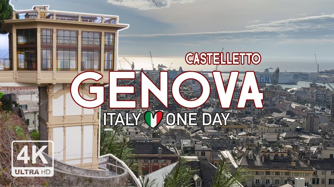 GENOVA CASTELLETTO VIDEO 4K ITALY 🇮🇹 || #travel #citywalk #music #italy