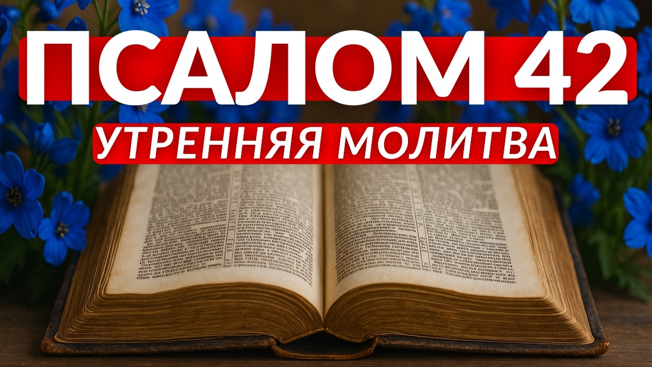 Душа в унынии — что делать? | ПСАЛОМ 42 | Утренняя молитва