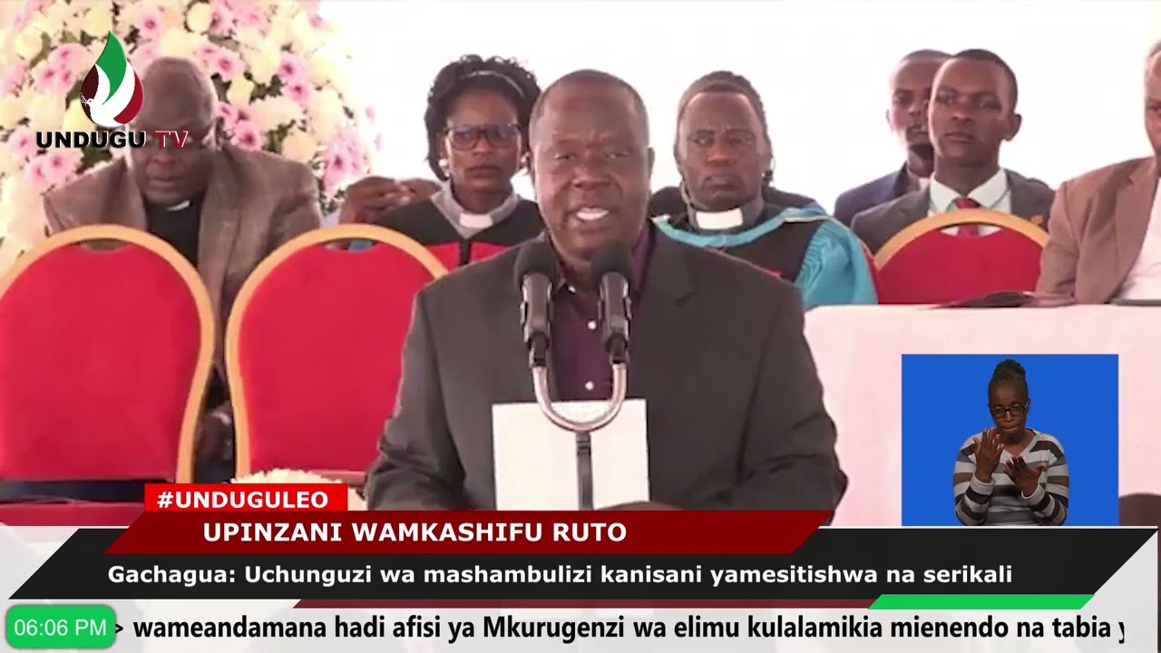 Gachagua asema uchunguzi wa mashambulizi kanisani Othaya yamesitishwa na serikali.