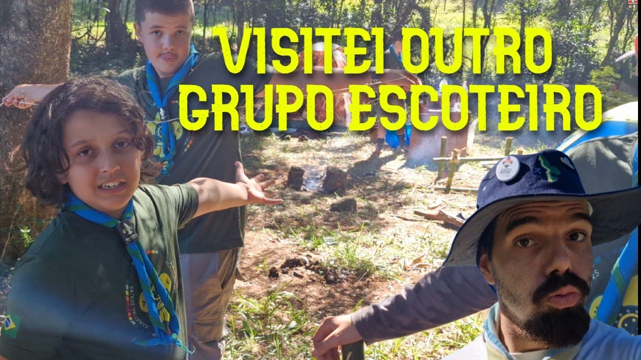 Visitei outro grupo escoteiro - Di&aacute;rio Escoteiro Ep - 78