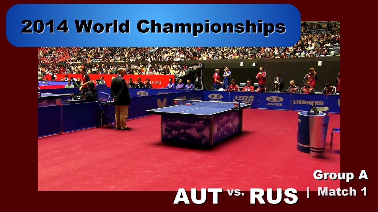 2014 WTTC Men's Team - Group A: AUT-RUS Match 1: Robert Gardos v Kirill Skachkov
