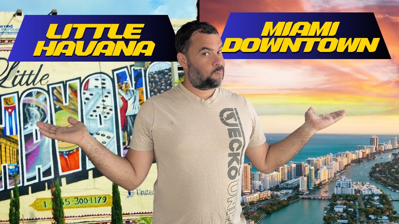 Downtown Miami and Little Havana. Two completely different sides of the beautiful city of Miami. 🌇🏫😍