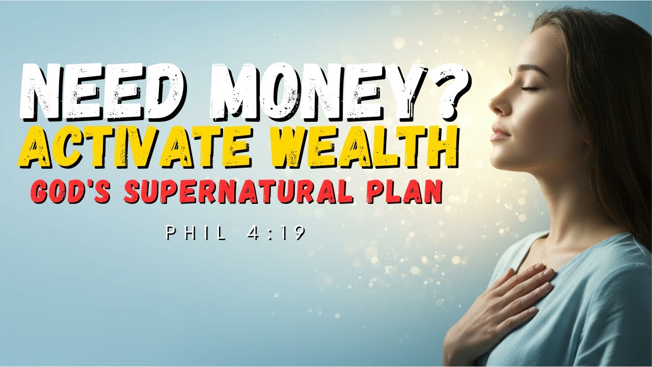 Need Money? Activate God's Supernatural Wealth Plan (Phil 4:19) | Faith That Grows