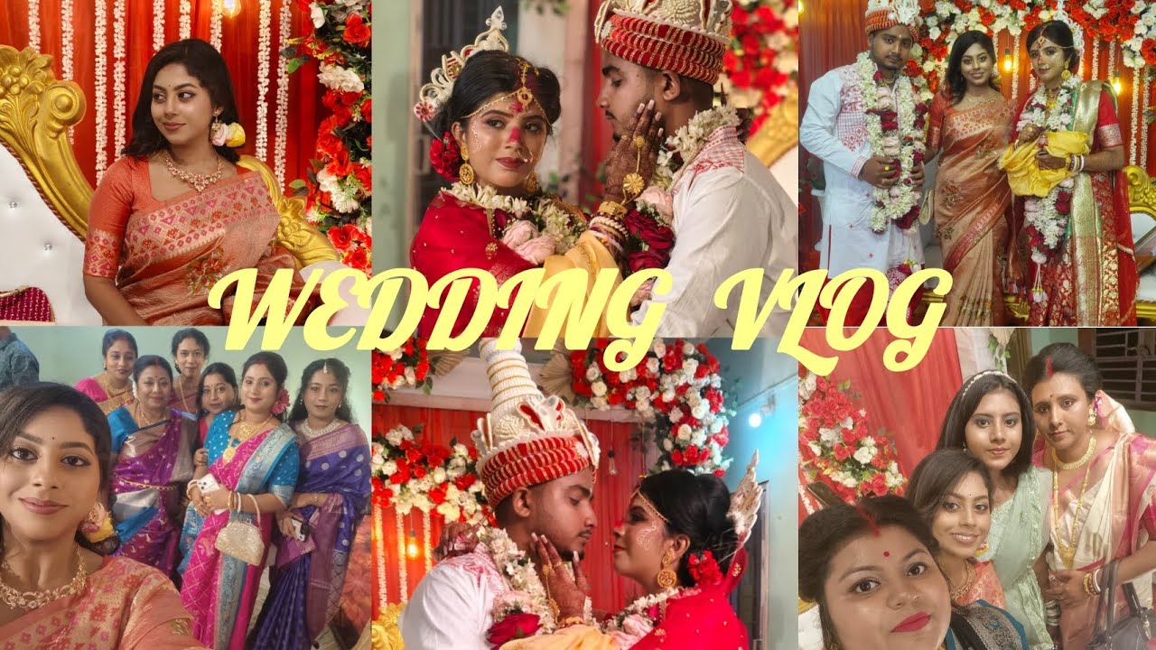  PURBA'S wedding Vlog || Part-2 ||Basor Rat e ki holo ?? #enjoy #love 