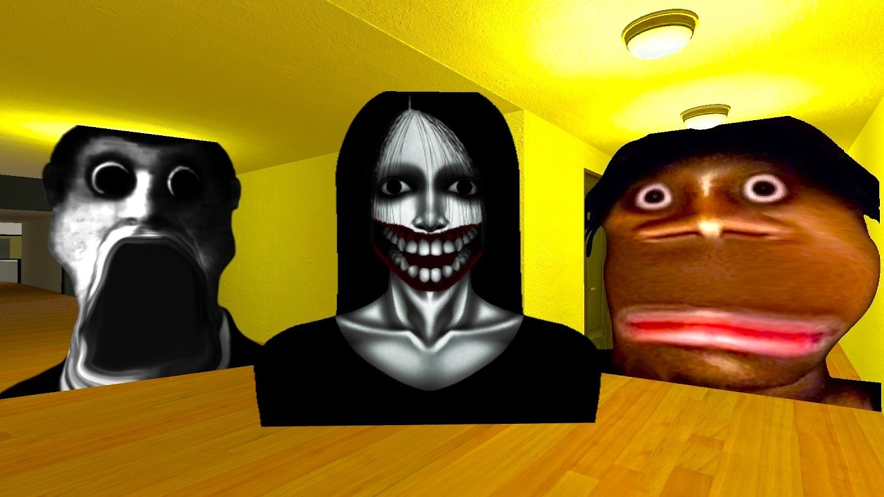THE LIMINAL HOTEL FUNNY MOMENT GAME PALY GARRY,S MOD #gmod_#nextbots