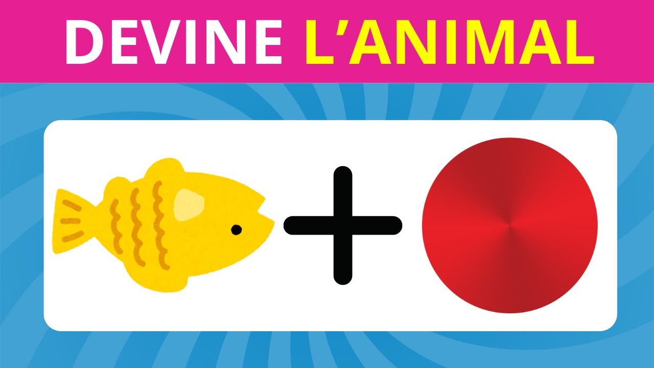 Devine l'ANIMAL en ÉMOJIS 🦁🐼🐵 Quiz Animaux en Émojis