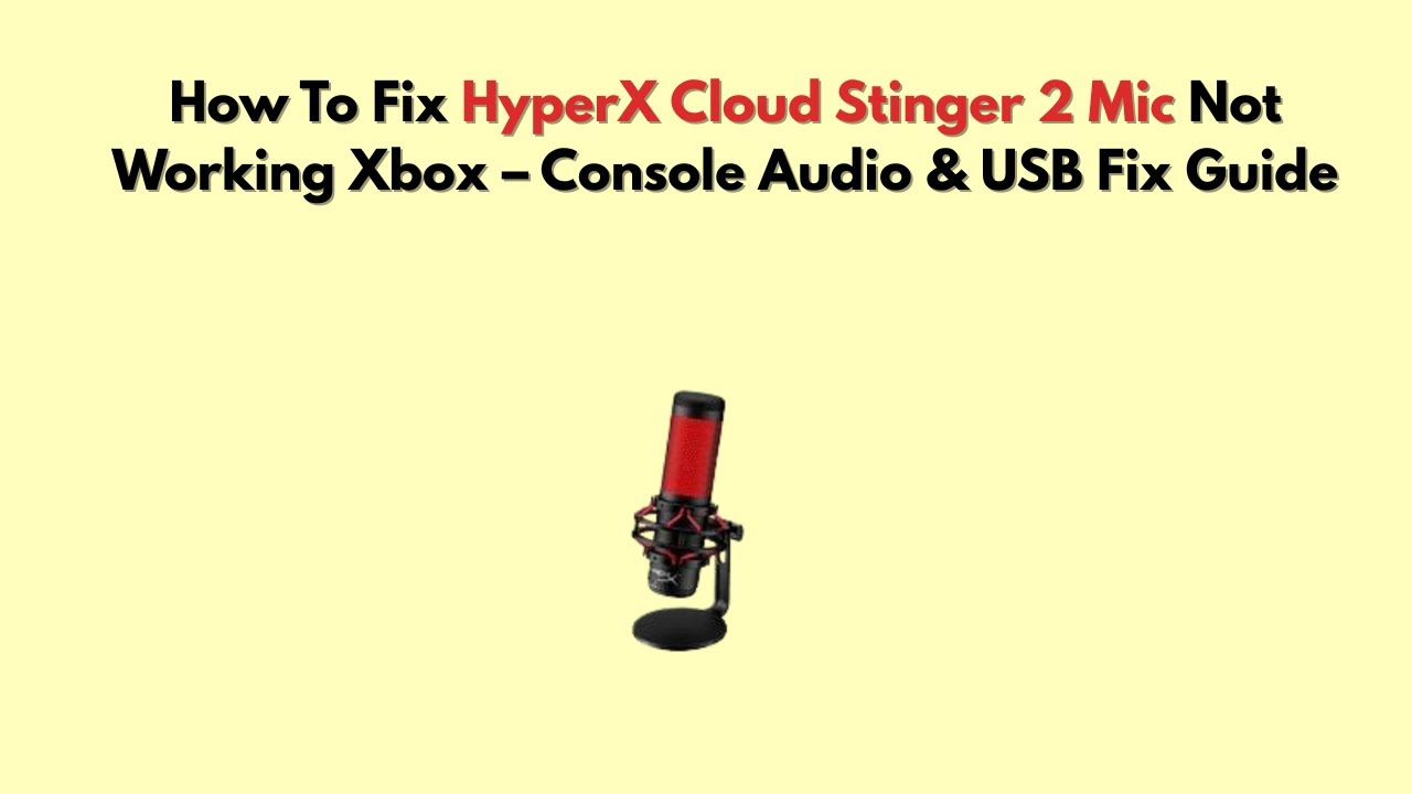 Как исправить проблему с неработающим микрофоном HyperX Cloud Stinger 2 на Xbox — руководство по ...