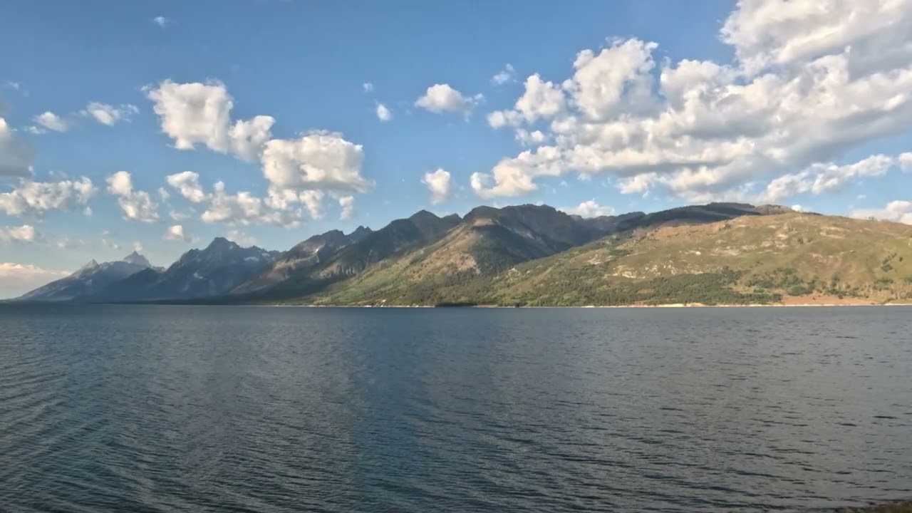 Grand Teton Sunrise: 1 Hour of Cinematic Bliss at Northern Jackson Lake (4K)