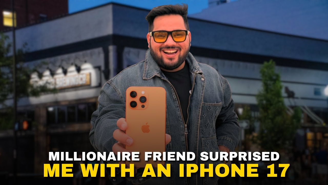 My Crorepati Friend Surprised Me With an iPhone 17 on My Birthday! 🎁📱
