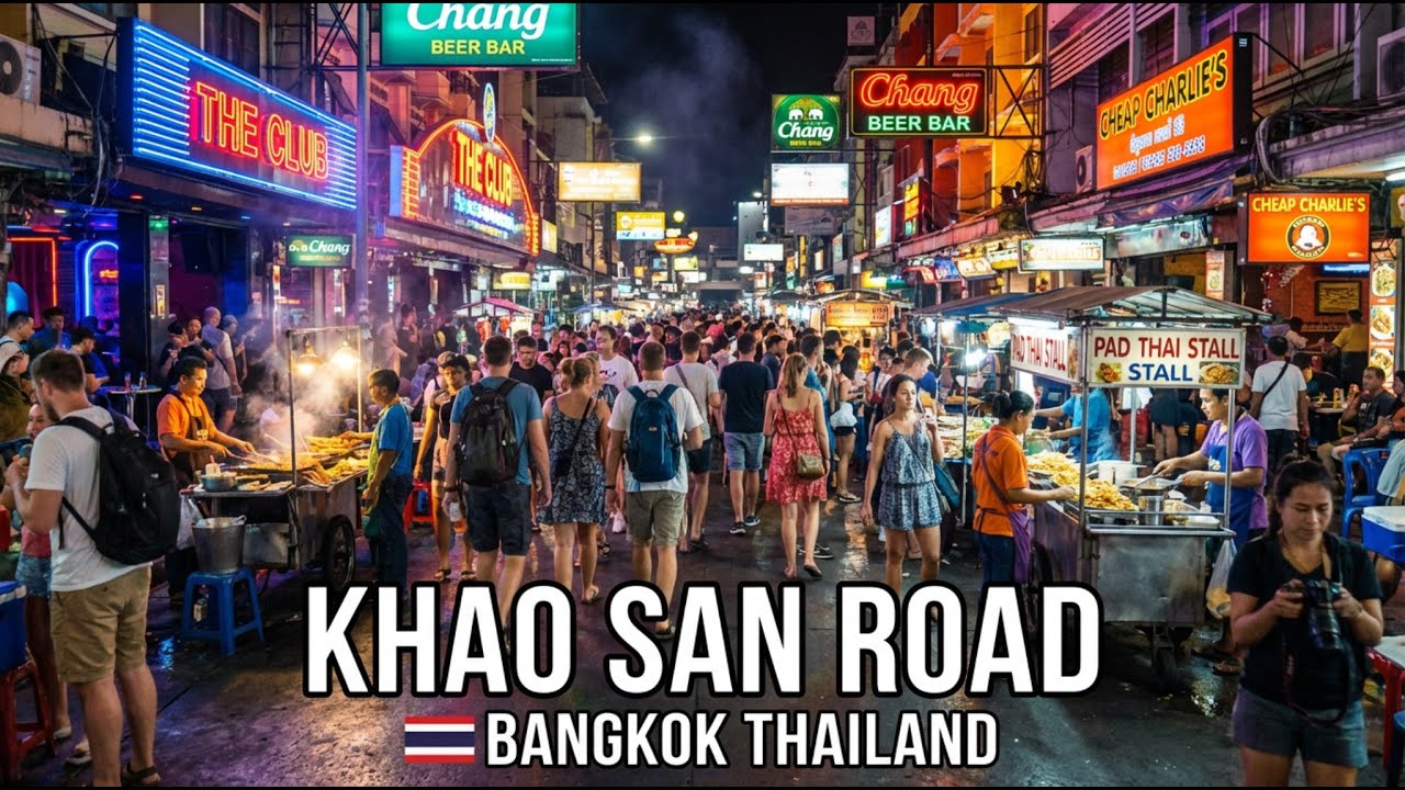 Exploring Khao San Road | 4K Walking POV