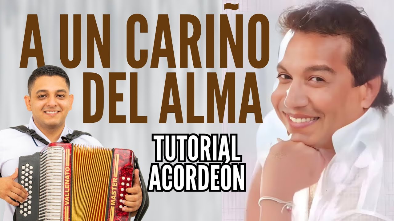 A UN CARIÑO DEL ALMA - Diomedes Díaz (Tutorial Acordeón)