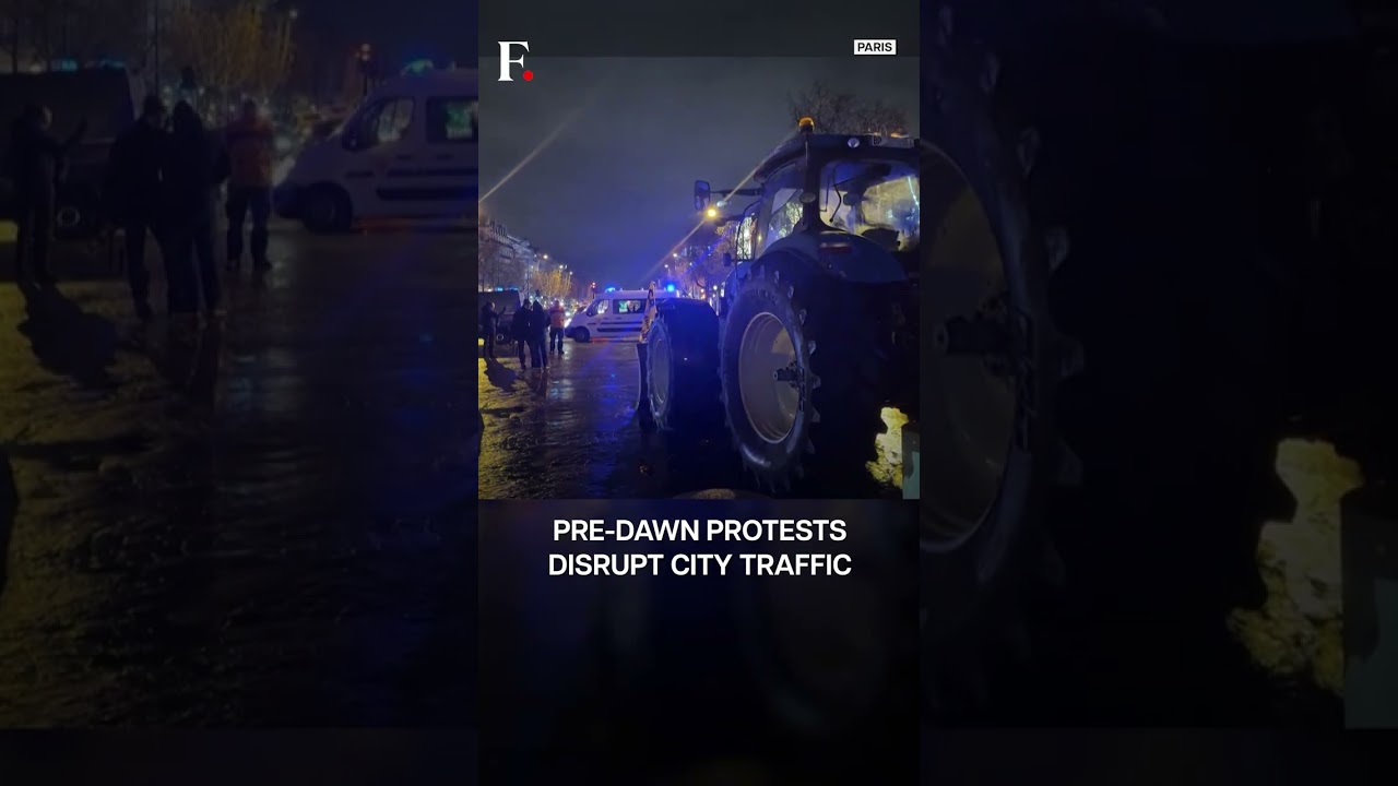 Paris: Farmers Protest EU-Mercosur Trade Deal, Block Roads With Tractors | Subscribe to Firstpost
