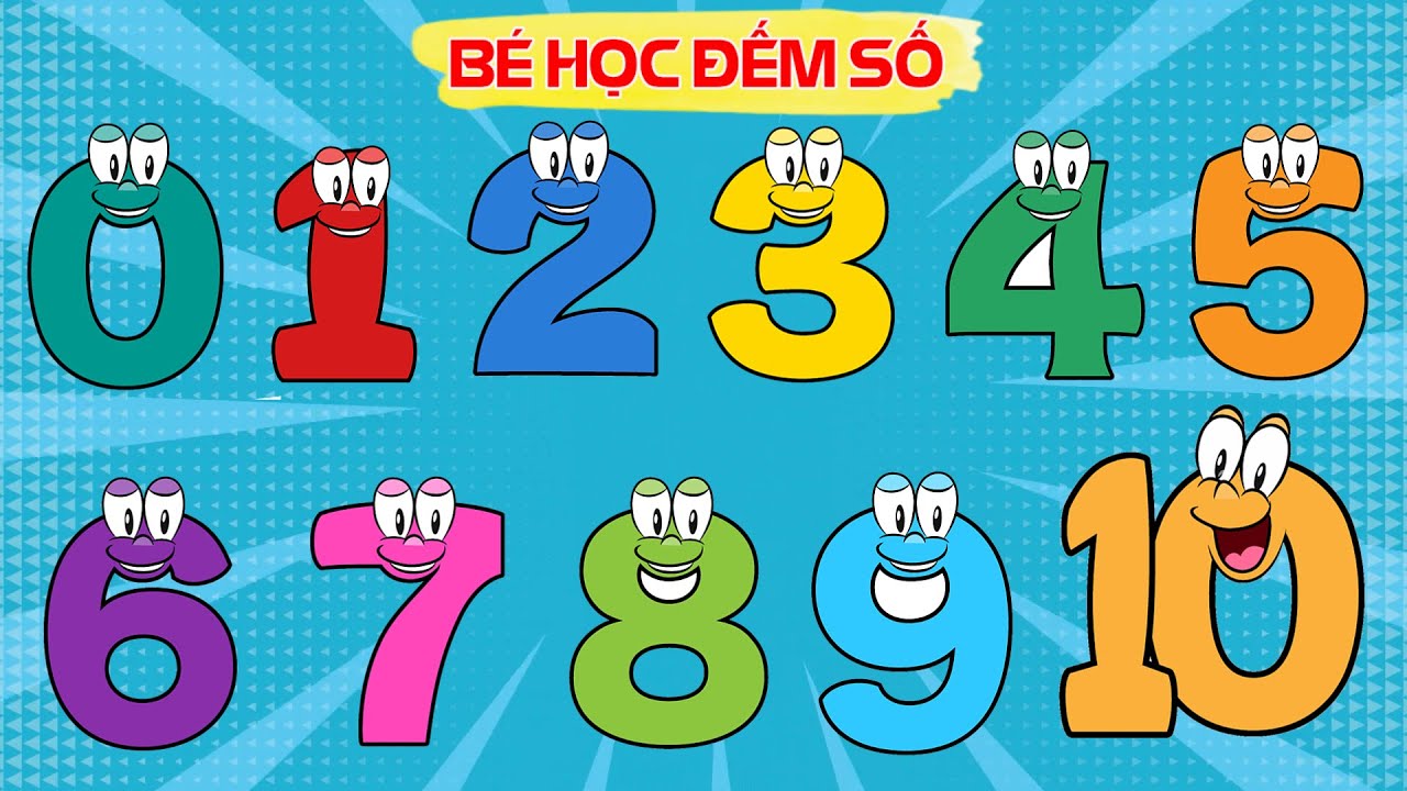 Dạy bé học đếm số từ 1 đến 10 thông minh và nhanh biết nói sớm