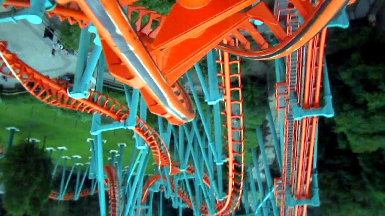 Condor front seat on-ride HD POV Walibi Holland