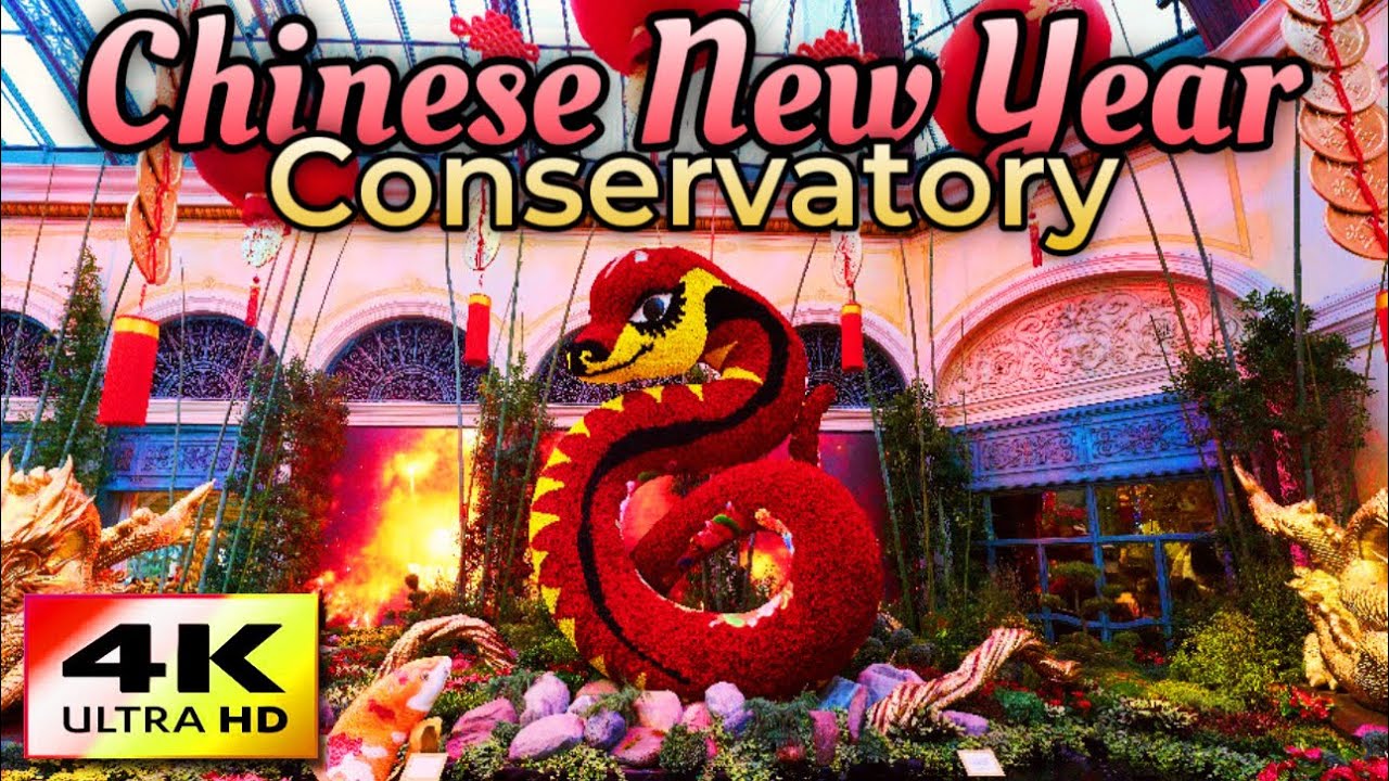 Walkthrough Of Bellagio Chinese New Year Conservatory (4k)