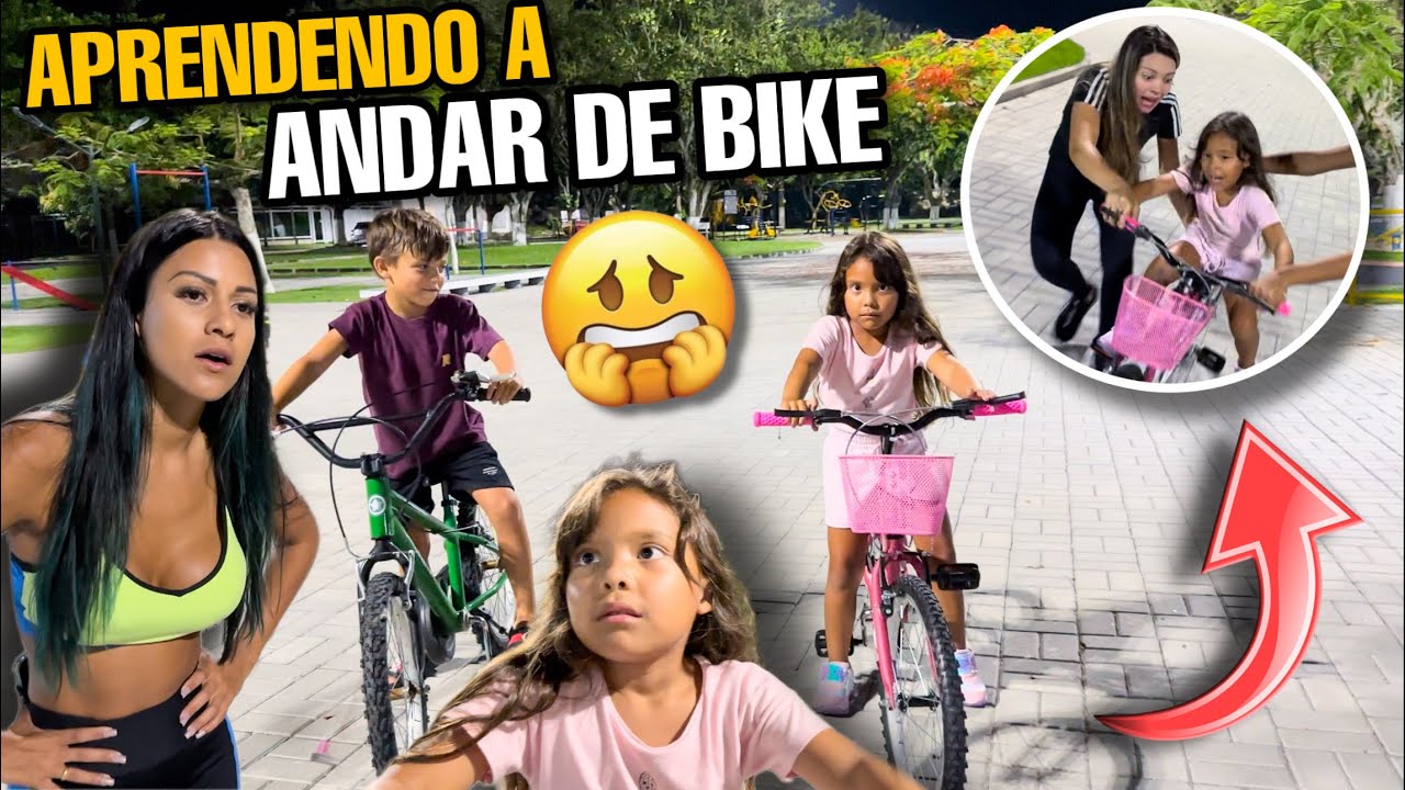 ELES ME LEVARAM PRA ANDAR DE BICICLETA * deu ruim * @JaquelineSobrinho