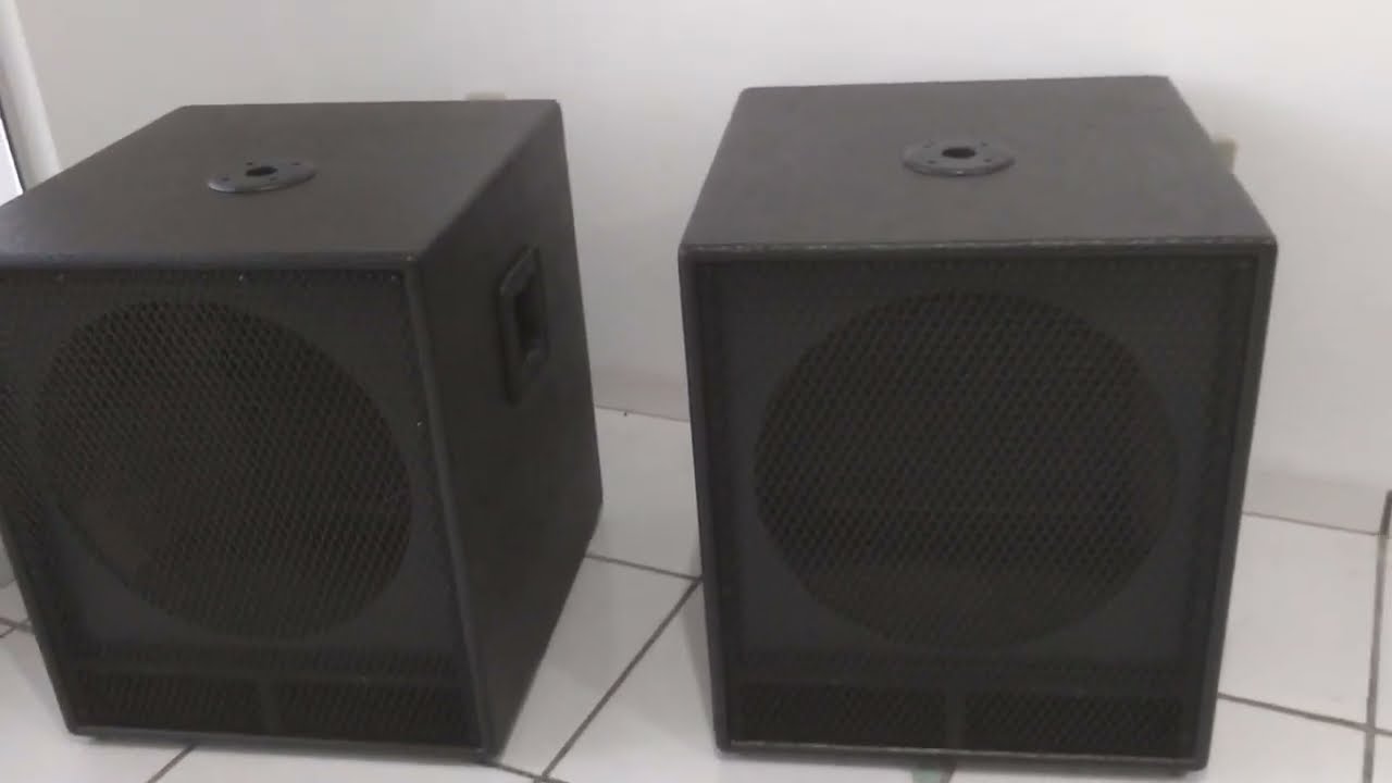 GABINETE PARA SUBWOOFER PROFISSIONAL 18