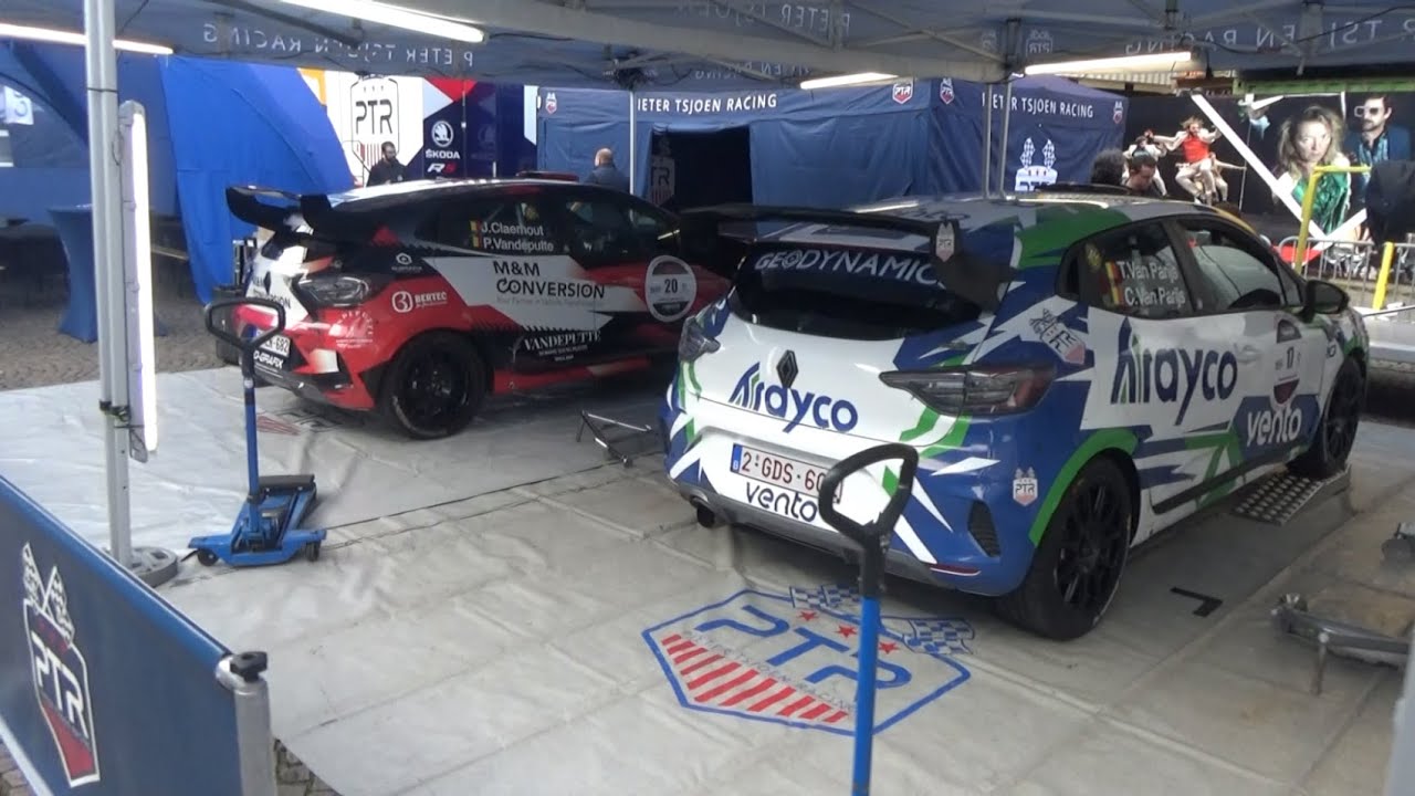 Rally van Kortrijk 2025 - A walk through the service area on Saturday noon (raw footage)