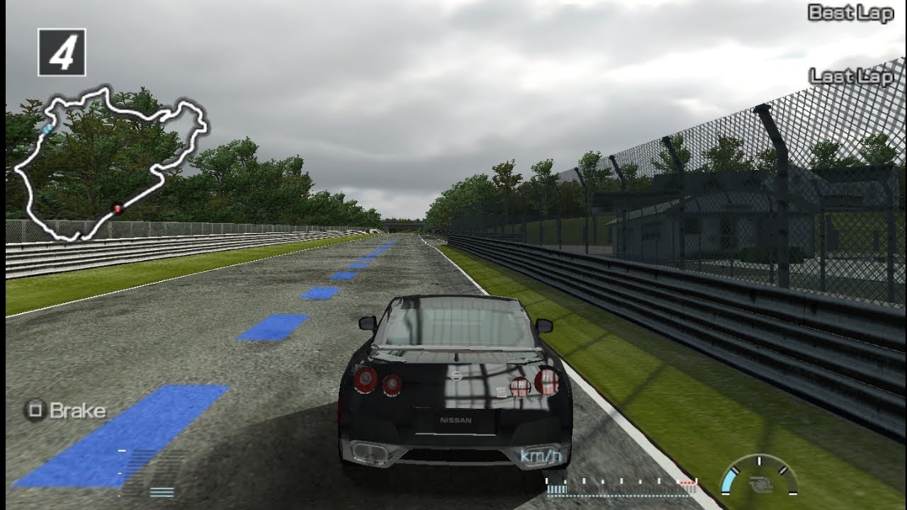 ™Gran Turismo (PPSSPP) MOD HD MAPS NURBURGRING Cars Nissan Black