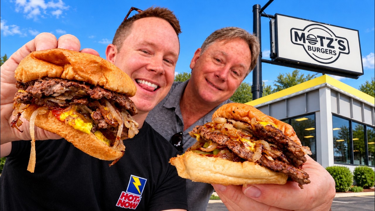 I Took My Dad To Motz's Burgers In Our Hometown | REDFORD TOWNSHIP, MICHIGAN 🍔