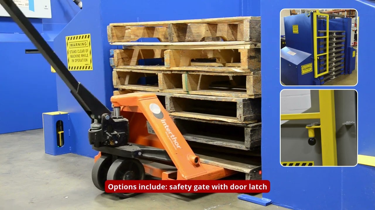 LDD Pallet Dispenser/Stacker (Stringer Pallets)