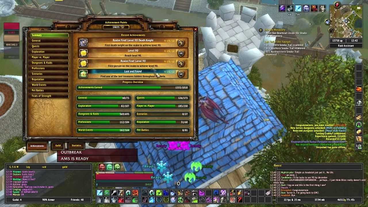 Wyrmrest Accord Realm First Level 90 World of Warcraft