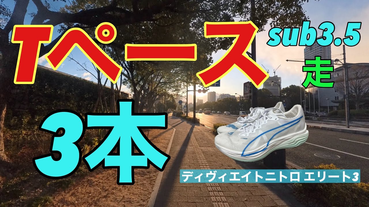 【姫路城マラソン2週間前】最後の追い込み練習