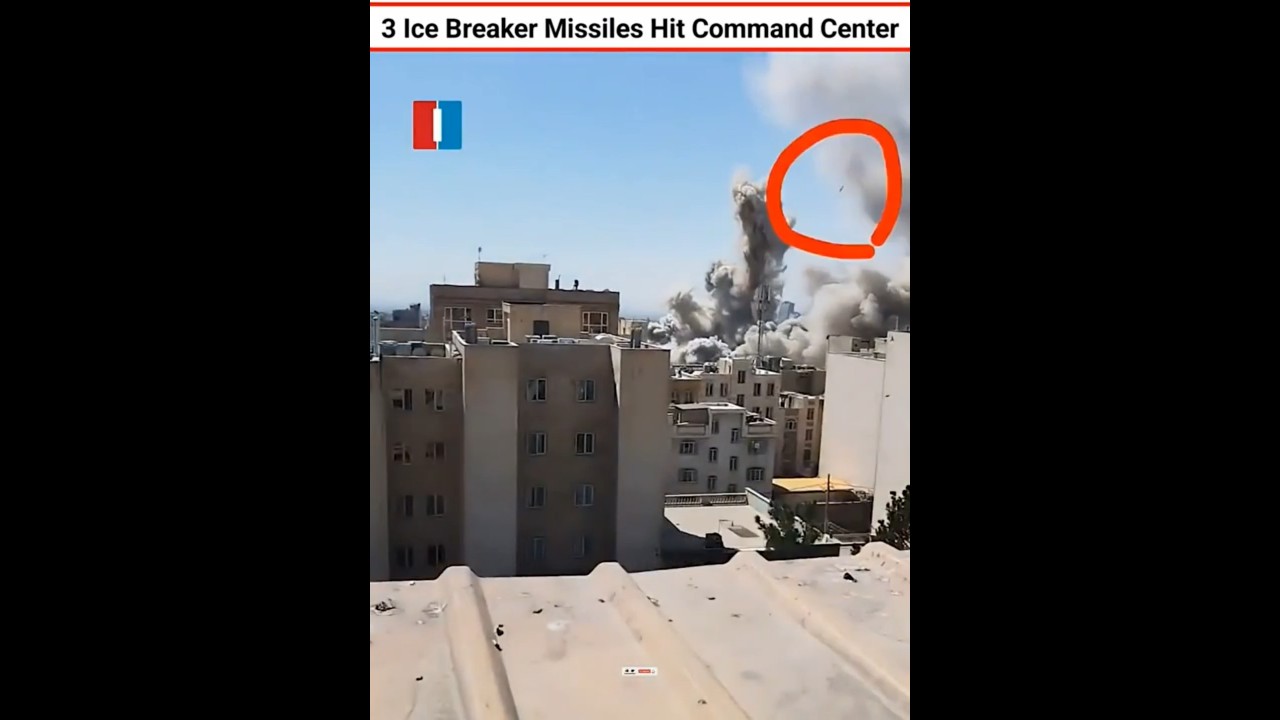 3 Ice Breaker Missiles Hit Tehran #shorts