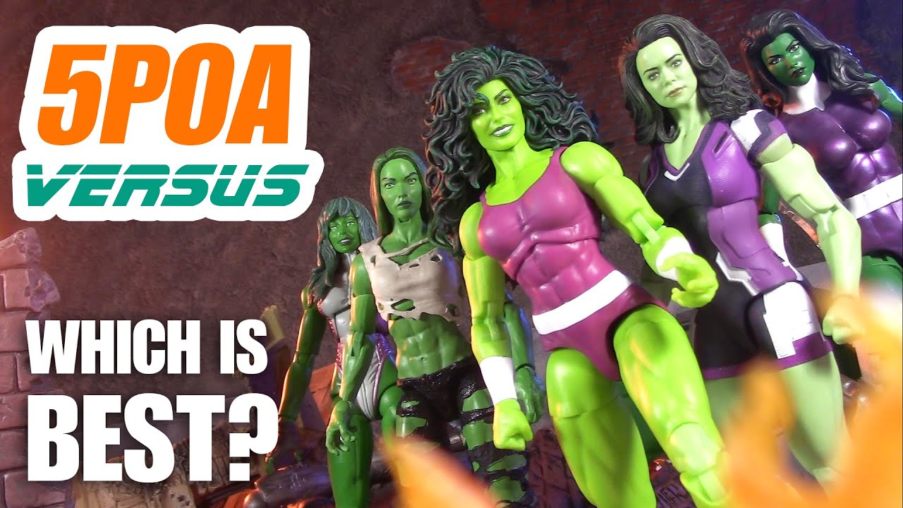 WHICH SHE-HULK IS BEST? Hasbro Marvel Legends Action Figure Review