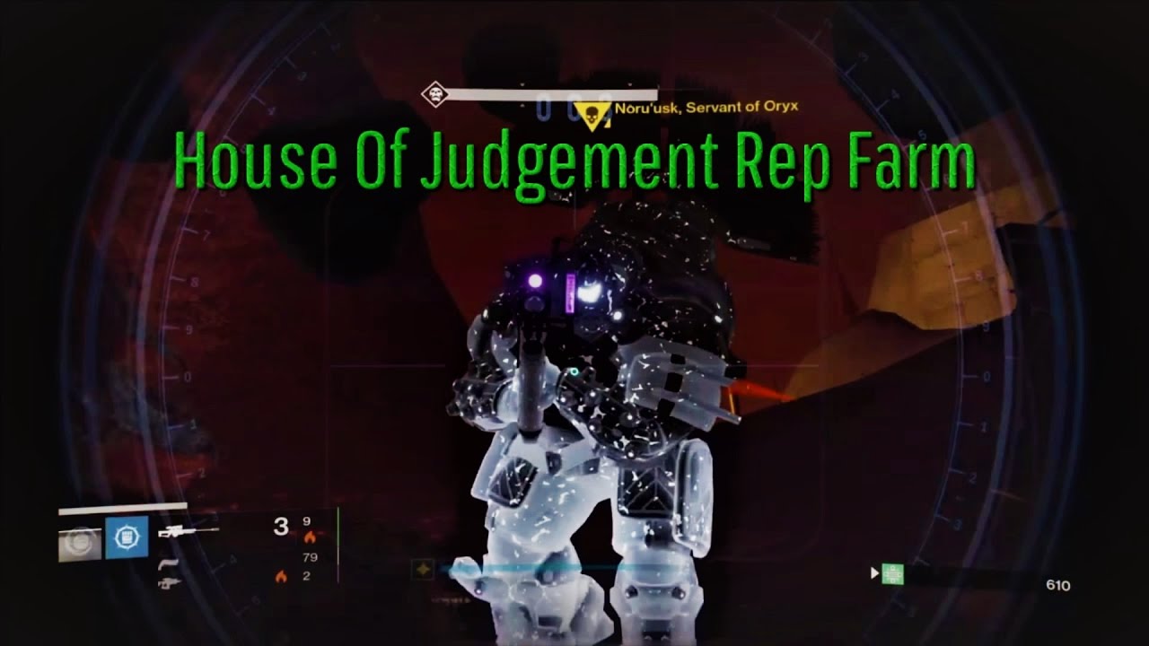 Destiny: Fast House of Judgement Rep Farm - Hunt for Queens Choice Sidearm