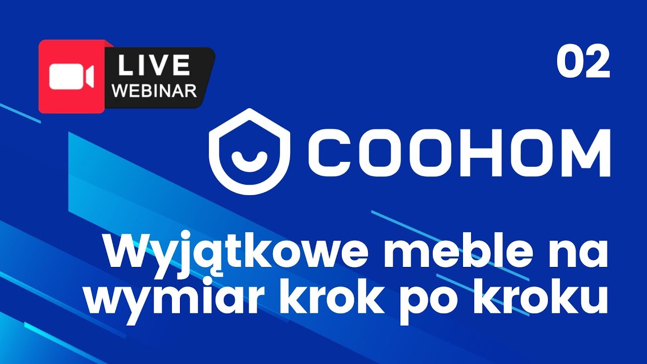 Wyjątkowe meble na wymiar w Coohom krok po kroku | Webinar #2