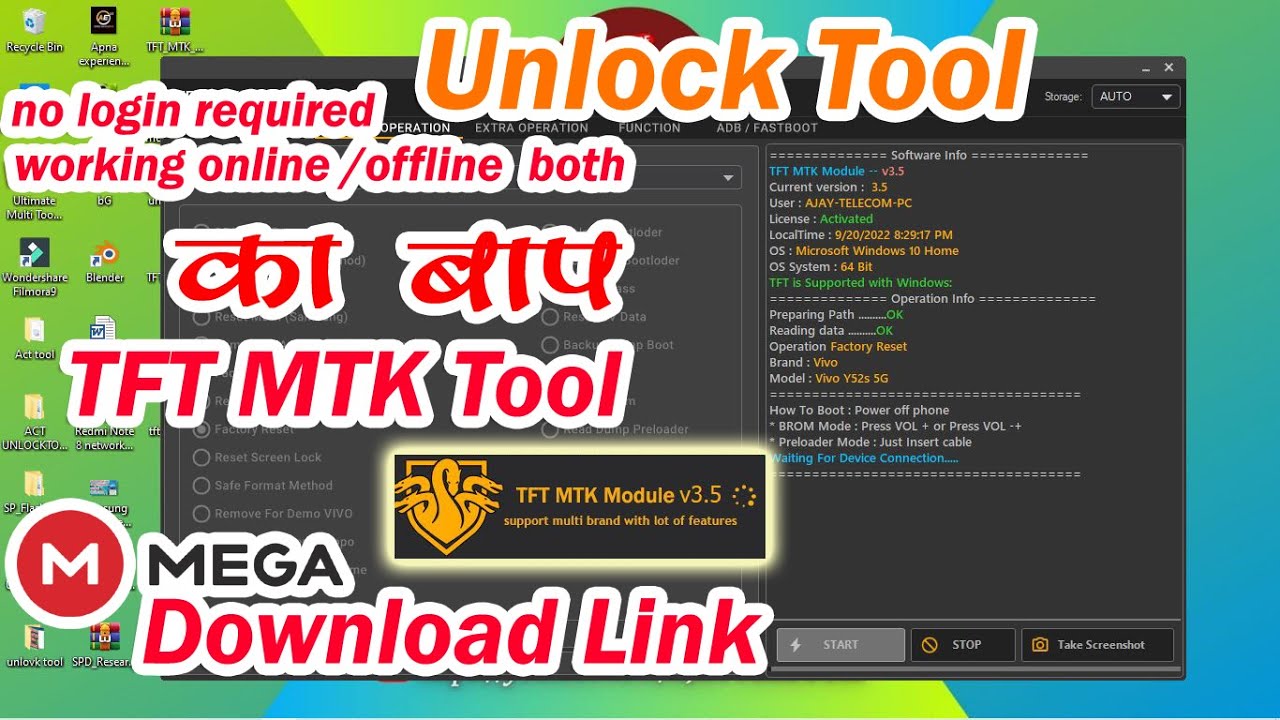 TFT Unlock Digital | frp bypass tool | unlock tool 2022 | Ajay Telecom #unlocktool