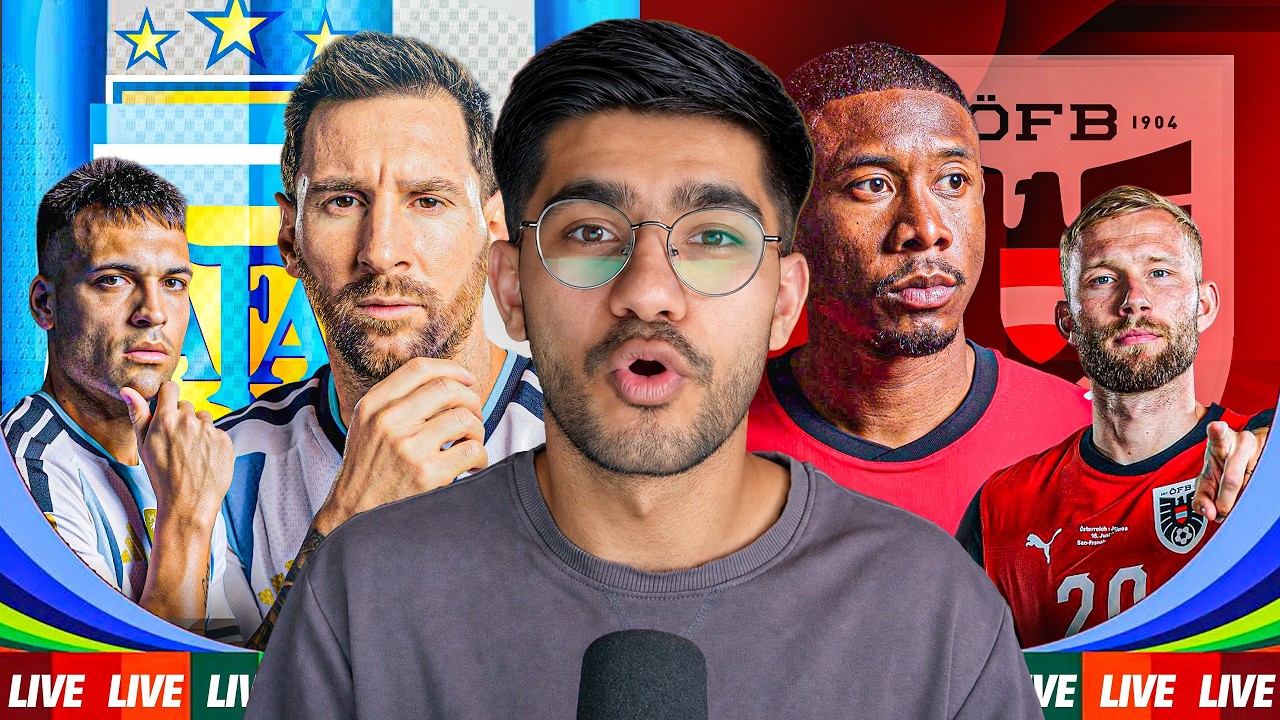Argentina vs Austria World Cup 2026 WATCHALONG LIVESTREAM