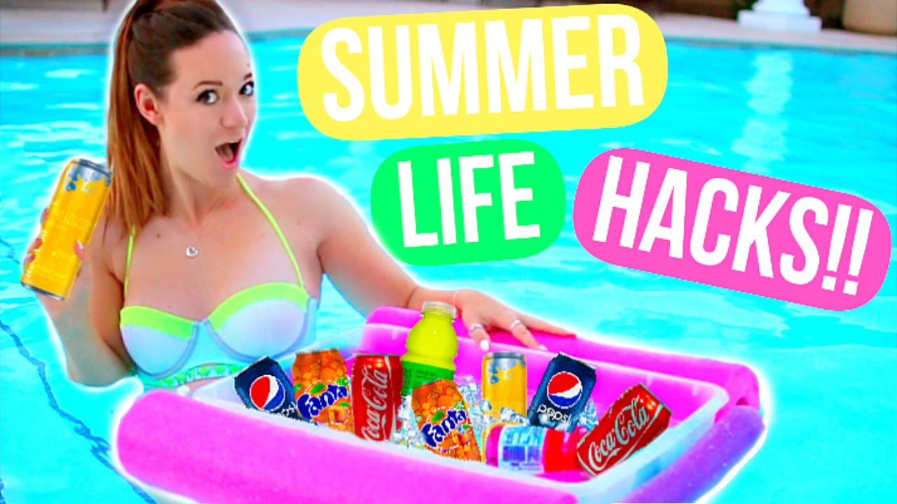 DIY Summer Life Hacks Everyone MUST Know!!! Alisha Marie