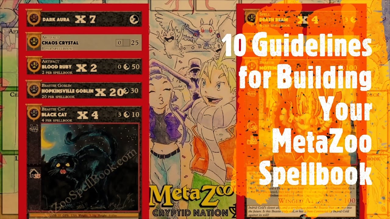 10 Guidelines to Help Build Your MetaZoo Spellbook!  MetaZoo Cryptid Nation Deck Build Strategy
