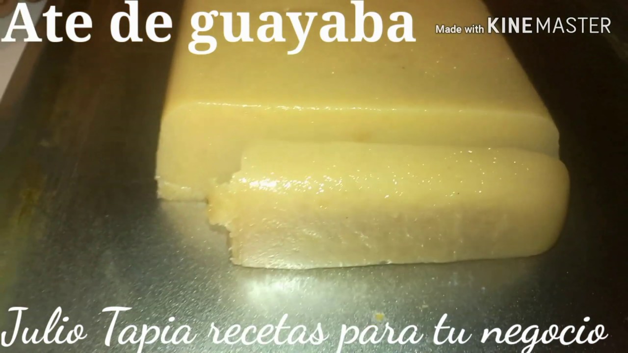 Ate de guayaba sencillo y fácil