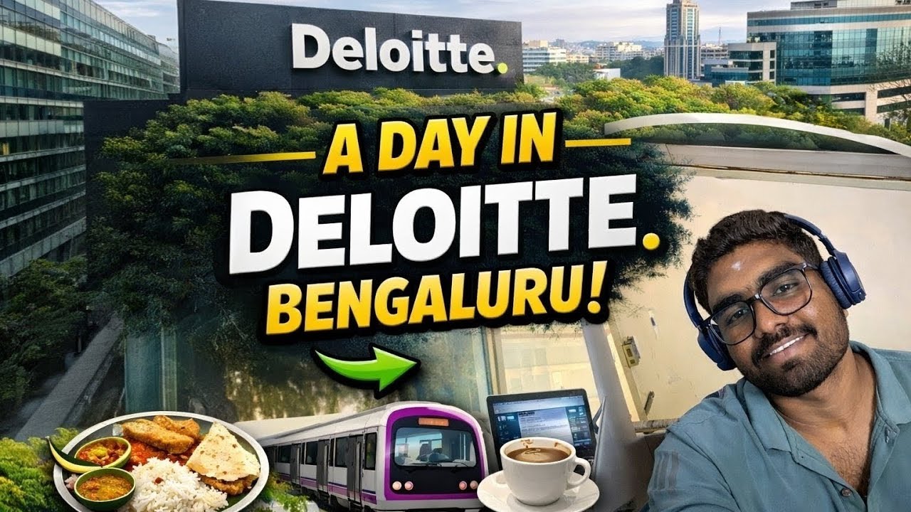 A Day in Deloitte Bengaluru | Office Tour, Work Life & Daily Vlog | Big 4 Life in India