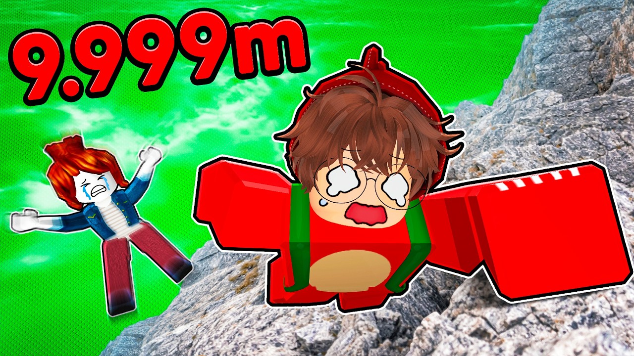 EU SUBI UMA MONTANHA DE 9.,678,342 METROS no ROBLOX!
