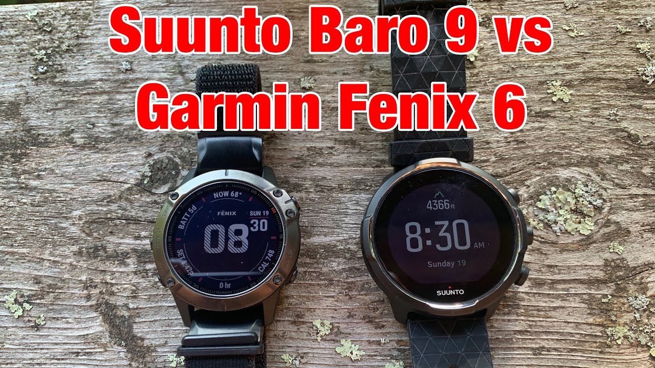 Suunto Baro 9 vs Garmin Fenix 6 Review for CrossFit/HIIT Training FitGearHunter.com